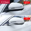 Bandes autocollantes de couverture extérieure de rétroviseurs de style de voiture, pour Mercedes Benz classe C W205 c200 c180l c200l 2015 – 2018 Auto Acc250E