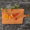 Fruit Plate Sushi Tray Steak Tray Squre Kitchen Chopping Block Wood Home Cutting Board Cake Sushi Plate Serving Trays Bread Dish VT1611