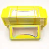 100pcs integrações de embalagem de cílios falsos caixas de papelão rosa logotipo personalizado