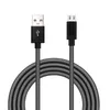 Чистый плетеный тип C USB-кабель 1M 2M 3M Micro V8 5Pin USB-накопительные кабели для зарядки данных для Samsung Galaxy S6 S7 Edge S9 S8 HTC