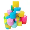 Silicone Containers 500pcs/lot 2ml Mini Non-stick Silicone Jars Dab Wax Containers Unbreaktable Concentrate Storage Jar Smoking Accessories