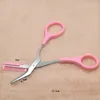 Eyebrow trimming scissors stainless steel beauty with comb eyebrow scissors beauty makeup tool eyebrow cutting 200 pcs DHL