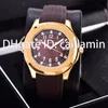 AAA U1 MENS MENS Automatische Uhr 2813 Bewegung 40 mm bequemer Gummigurt Goldschale 5atm wasserdichte leuchtende Armbanduhren Montre de Luxe Montre Luxe