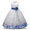 Baby Flower girl Costumi per bambini per bambini Abiti da sposa principessa per feste Vestiti per ragazze per ragazza Abito da sera per adolescenti