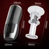 MLSICE 3D REAL VAGINA RECHARGEABLE MASTURBATION CUP MANA Masturbator Automatisk kolvvärme Sex Machine Pussy Sex Toys For Men C1908949958