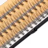 60pcs Различные длины Natural Soft Ложные наращивание ресниц Делюкс Lashes ресницы Поклонники 3D Ресницы maquiagem