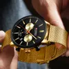 New Curren Watch 남자 크로노 그래프 석영 비즈니스 남성 시계 최고의 브랜드 럭셔리 방수 손목 시계 reloj hombre saat250j