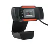 Ny 3 Lamp HD Webcam Webkamera 30fps 640 * 480 PC-kamera inbyggd ljudabsorberande mikrofon USB 2.0 Video Record för dator PC Laptop