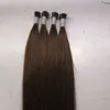 Straight Human vorgebundenes Fusion Hair i Tipp Stick Keratin Remy Haarextension 10GS 100G5881156