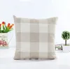 Pillowcase Sofa Couch Cushion Cover Plaid Pillow Covers Classic Check Throw Pillow Case Linen Decorative Bedding Supplies 14Designs CZYQ6327