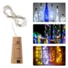 20 LEDs Cork Forma Garrafa De Vinho De Cobre Luz De Fio De Cobre Decoração Da Lâmpada