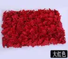 Taille de mur de fleur d'hortensia artificielle environ 40*60 cm accessoires de scène de mariage créatifs soie Rose entrelacs mur cryptage fond Floral