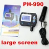 Freeshipping Draagbare PH Meter Tester Accurate Digitale Pen PH-990 Pocket Aquarium Wijn Urine LCD PH-test met groot scherm