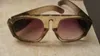 2022 Lyxiga överdimensionerade banor solglasögon med original Boxe Black 0152 Brand Designer Solglasögon med originallådor för kvinnor Round251C