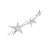 Hair Clips Pins Hair Accessories Triangle round Moon Metal Hairpin