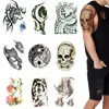 Nieuwste! 1800 Stijlen Half Mouw Tattoo Sticker Arm Tijdelijke Tattoos Halloween Kerst Waterdichte Stickers Accepteren Aangepast