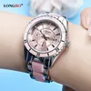 LONGBO The Latest Top Fashion Ladies Mesh Belt Watch Wild Lady Creative Fashion Gift Watch women watches silver women watches257O