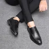 Hauteur augmentant ascenseur chaussures nouveaux hommes Oxfords hommes élégants chaussures habillées formelles 2019 chaussures de marié noir marron à lacets