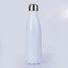 500 мл Нержавеющая сталь в форме колы, вакуумная бутылка для воды, уличная спортивная кружка для путешествий, разные цвета, бесплатная доставка
