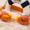 Children Cartoon Adjustable Non-Fogging Swim Eyewear Swimming Goggles Baby Child Anti-ultraviolet Swim Pool Swimming Goggles