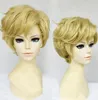 Anime Sailor Moon Sailor Uranus Cosplay Perücke Tenoh Haruka Leinen Blonde Perücken NEU