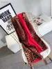 Wyprzedaż wełna szalik luksusowy Hot Designer Kobiety Szal Modne Jesień / Winter Scarves Long Leopard Drukuj Szal Dodaj markową torbę papierową