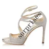Gorąca sprzedaż - projektant sandały So Kate Style 10 CM 12 cm Lance czarny różowy biały srebrny skórzany punkt rozmiar 35-42
