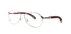 الجملة معدن الفضة نظارات الساقين إطارات خلات أزياء المرأة النظارات النظارات