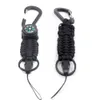 Outdoor Sports Camping Keep Safe Navy Camouflage Color Paracord Keychain with Compass4310528