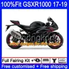 鈴木GSX-R1000 K17 GSXR 1000 17 18 2019 331HM.95 GSX光沢のあるブルーR1000 L7 L8 GSXR-1000 GSXR1000 2017 2017 2018 19フェアリング