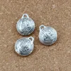 50 Pcs 17.5x20.5mm Antique argent 3D médaille charmes Benoît Michael Pendentifs DIY Bijoux Fit Pendentifs Collier Cadeau De Noël A-563