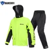 Motocycle Racing Roupas Nanshi Impermeável Motocicicista Capa de Chuva Moto Motor Motorcycle Rain Suit Combination Plluie refletivo impermeável JA