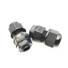 M12x1.5 IP68 Black air breather Ventilation Cable Gland with Vent for Induction Tunnel Light