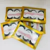 New 3 pairs of false eyelashes with tweezers 3D stereo multilayer thickened eyelashes 10 sets free shipping