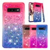 Para lg stylo 5 k40 glitter bling luxo diamante quicksand líquido tpu limpar phone case para samsung galaxy s10 s10e s10 plus case