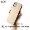 Partihandel Eco-Friendly Natural Cherrywood Cell Phone Fodral Shocktproof för iPhone 11 12 Pro Max XS XR X Back Cover