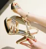 Plus size 32 to 42 43 shinny silver gold thick high heels luxury bride wedding shoes designer shoes 10cm