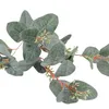 Baies artificielles branches d'eucalyptus vertes fausses feuilles de fruits pour la maison boutique mariage arrangement floral décoration fleurs