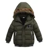 Cappotto addensato per neonato Vestiti imbottiti in cotone per ragazzi Inverno caldo Moda bambini outwear abbigliamento per bambini vestiti mimetici drop ship