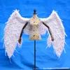 High quality large white angel wings creative pros for Parent-child Art Photography nice wedding Birthday party deco props free shipping