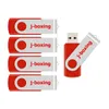 Rood 5 stcs/partij 1G 2G 4G 8G 16G 32G 64G Roterende USB Flash Drives Flash Pen Drive High Speed ​​Memory Stick Stick opslag voor computer laptop MacBook