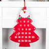 Calendario natalizio da appendere alla parete Calendario con conto alla rovescia a tema natalizio Decorazione da appendere alla finestra in tessuto non tessuto