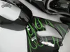 Aftermarket chinês carenagem para a Kawasaki ZX9R 2000 2001 Ninja ZX9R 2000 2001 ZX 9R chama verde motocicleta corrida de estrada carenagens set