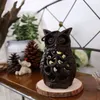 Iron Owl Candlestick Studie Skrivbord Inredning Hållare Kreativ Vintage Candle Lantern För Hem Kaffe Decoration Stearinar Hållare Gratis DHL