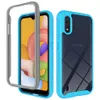 TPU + PC + Acrylic Frame Bumper Casos transparentes CASA CASA para Samsung Galaxy A01 A21 A71 A51 A50 A50 A50 A50 A5A A20 A20 A20 A A20E A20E