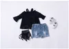 2022 Good Quality 3PCS Sets For Girls Clothing Set Sling Top + Denim Skirt + PP Shorts Baby Boutique Fall Clothes Kids Suits Girl Outfits