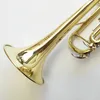 Júpiter jtr500q trompete bb de alta qualidade, tubo de latão dourado, instrumento musical com capa bocal trompeta 6875163