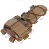 Bolsa de bateria MK2 para capacete rápido Molle Tactical Bolta -Weight Helmets Bag Nylon Camouflage