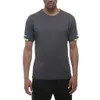 Рубашка Homme Бег Мужчины Быстрые сухие футболки T-рубашки, бегущие стройные подходящие топы тройники спортивные мужские фитнес тренажерный зал футболки мышцы Tee 2019