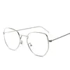 Toptan - Gözlük Çerçevesi Şeffaf Gözlük Fro Kadınlar Düz Üst Gözlük Metal Optik Çerçeveleri Miyopi